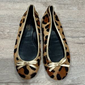 Talbots Leopard Print Ballet Flats